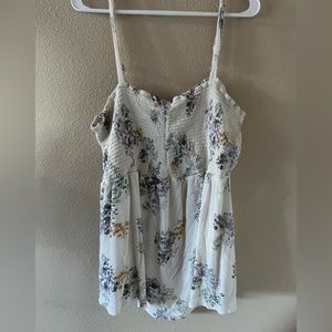 2XL maurices babydoll floral tank top. Great condition
